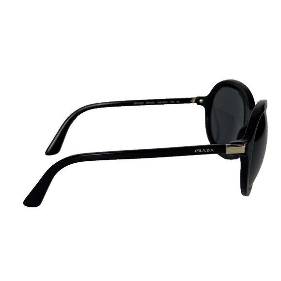 Prada SPR 09V Sunglasses 1AB-5S0 Black Gray Lenses Size 56 Authentic Gold - Picture 4 of 12